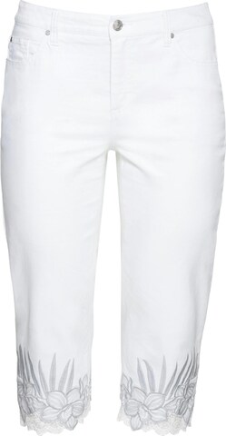 SHEEGO Jeans in White: front