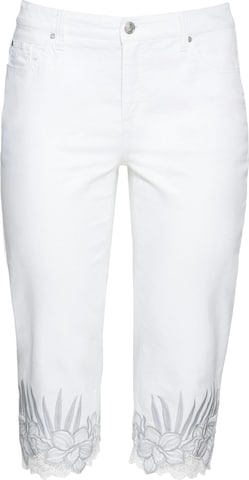 SHEEGO Slim fit Jeans in White: front