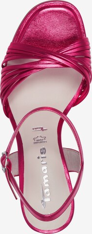 TAMARIS Sandalen met riem in Roze