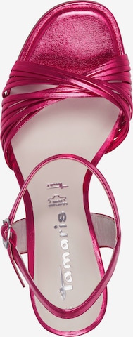 TAMARIS Sandalen met riem in Roze