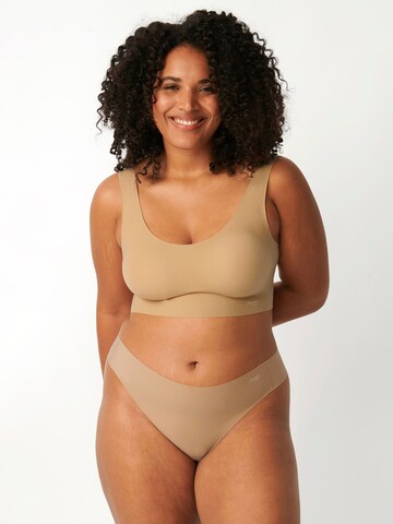 SLOGGI Bralette Bra ' ZERO Feel Top ' in Yellow: front
