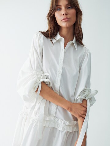 Willa Shirt dress 'Nita' in White