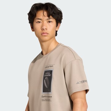 ADIDAS TERREX Performance shirt 'National Geographic' in Beige