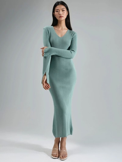 My fashion Knit dress in XS-XL in Mint, Item view