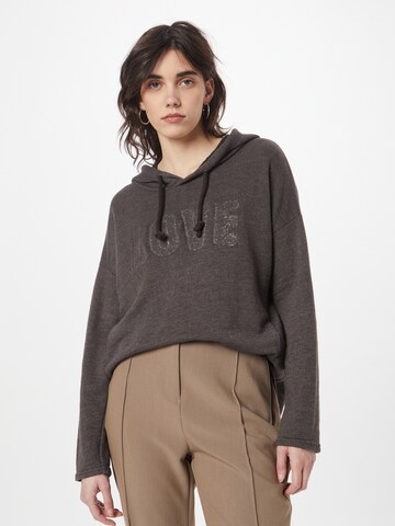 ZABAIONE Sweatshirt 'Vera' in Braun: Vorderseite