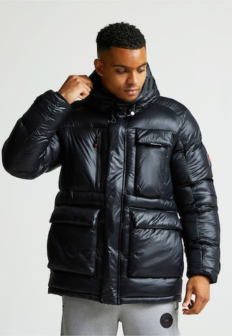 Zavetti Canada Winter parka 'Onix' in Black: front