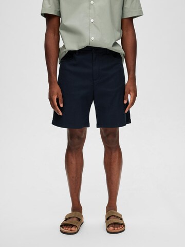 SELECTED HOMME Regular Shorts 'CARLTON' in Blau: predná strana