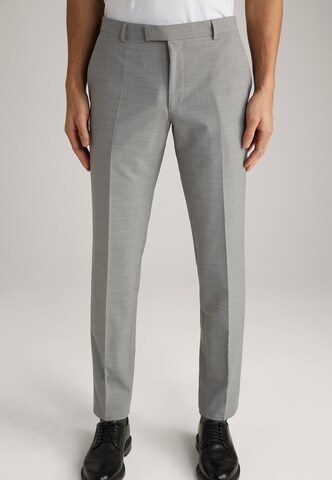 JOOP! Slim fit Pleated Pants 'Blayr' in Grey: front