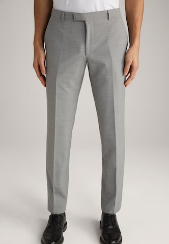 Coupe slim Pantalon à plis 'Blayr' JOOP! en gris : devant