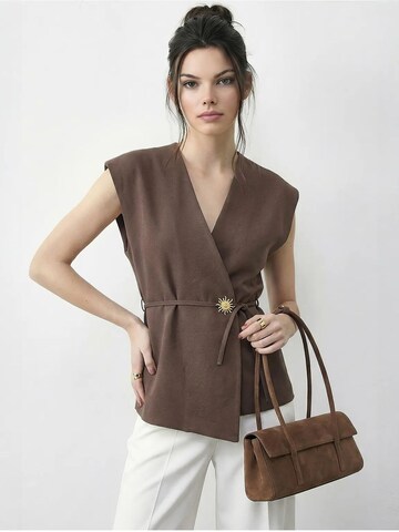 Bianco Lucci Weste 'Westen'‌‌ in Beige: Vorderseite