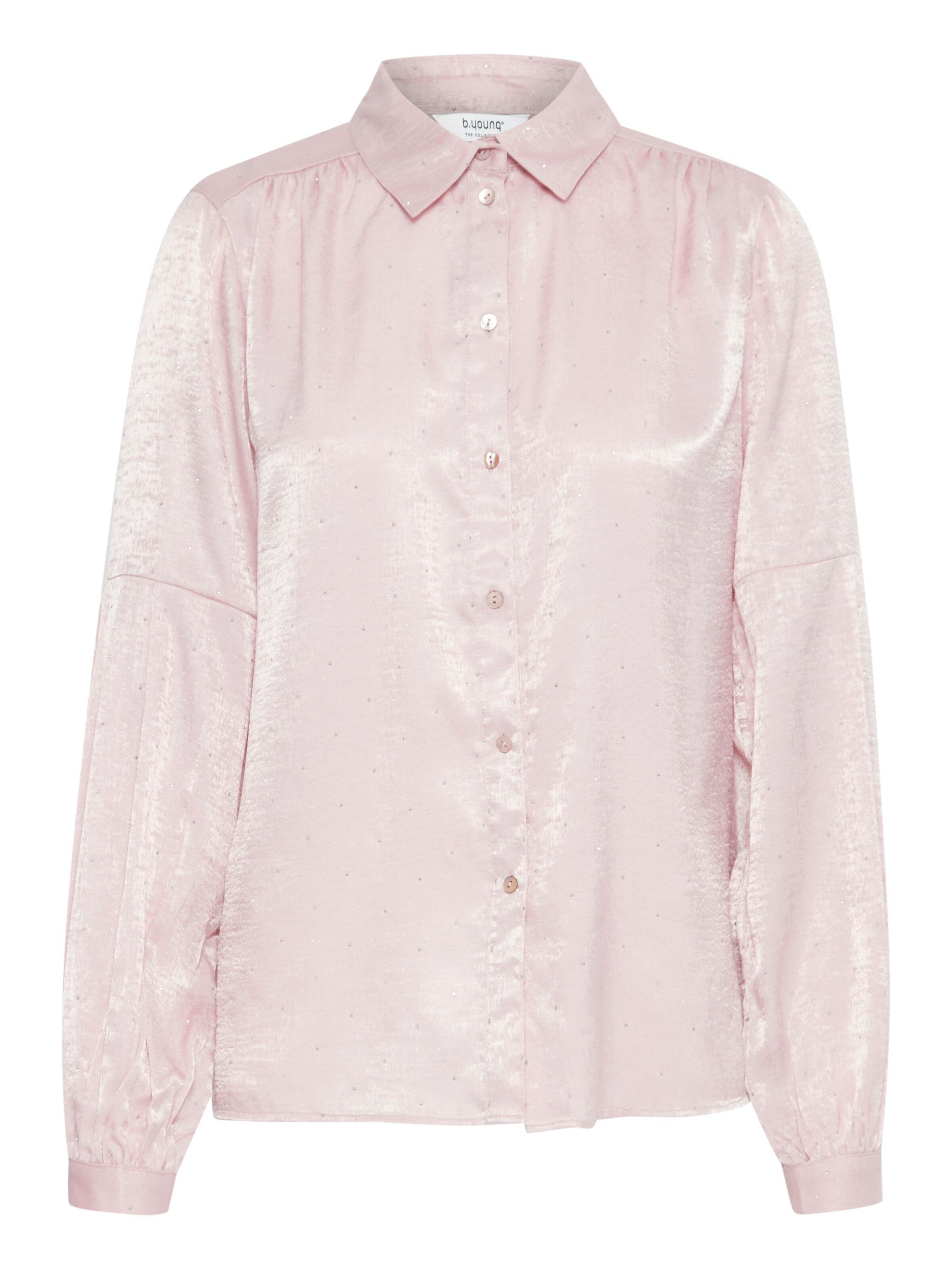 b.young Bluse 'Halle' in Pink: Vorderseite