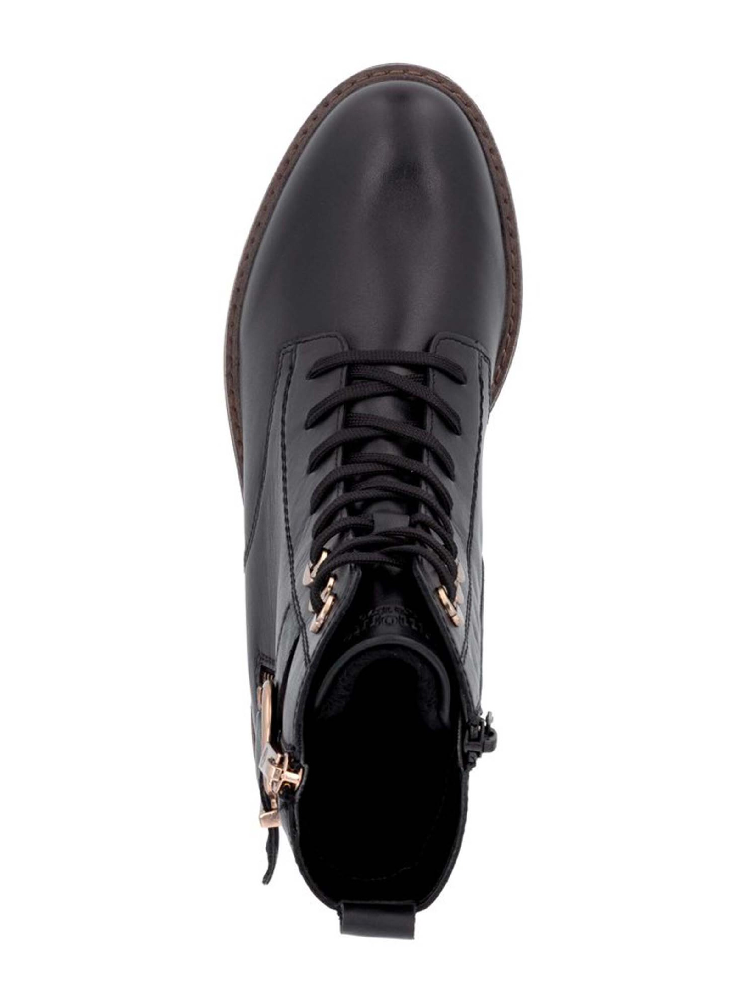 REMONTE Schnürstiefelette in Schwarz