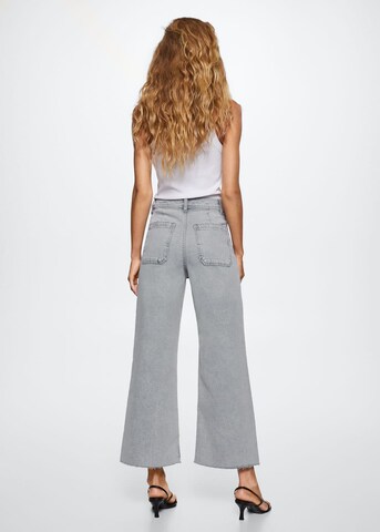 MANGO Flared Jeans 'Catherin' in Grey