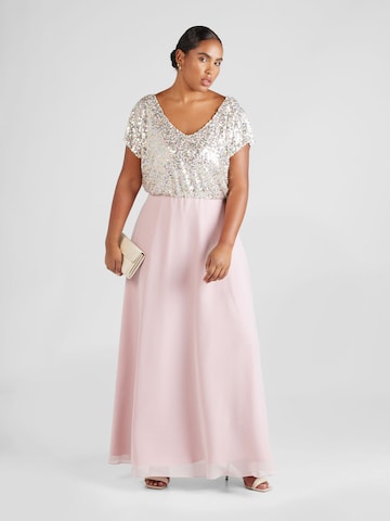 SWING Curve Evening Dress in Pink