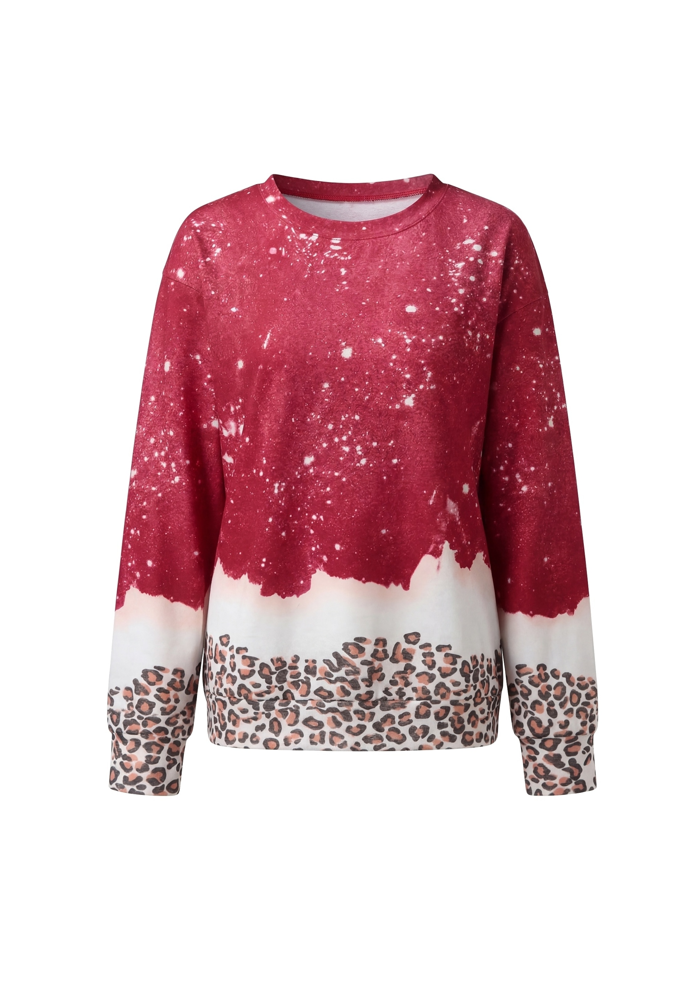 Sweat-shirt usha BLACK LABEL en rouge : devant