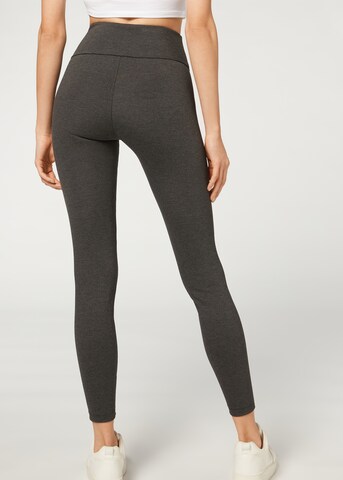 CALZEDONIA Skinny Leggings in Grau