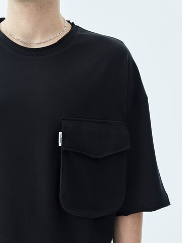T-Shirt 'Euless' VAMOS CLO en noir