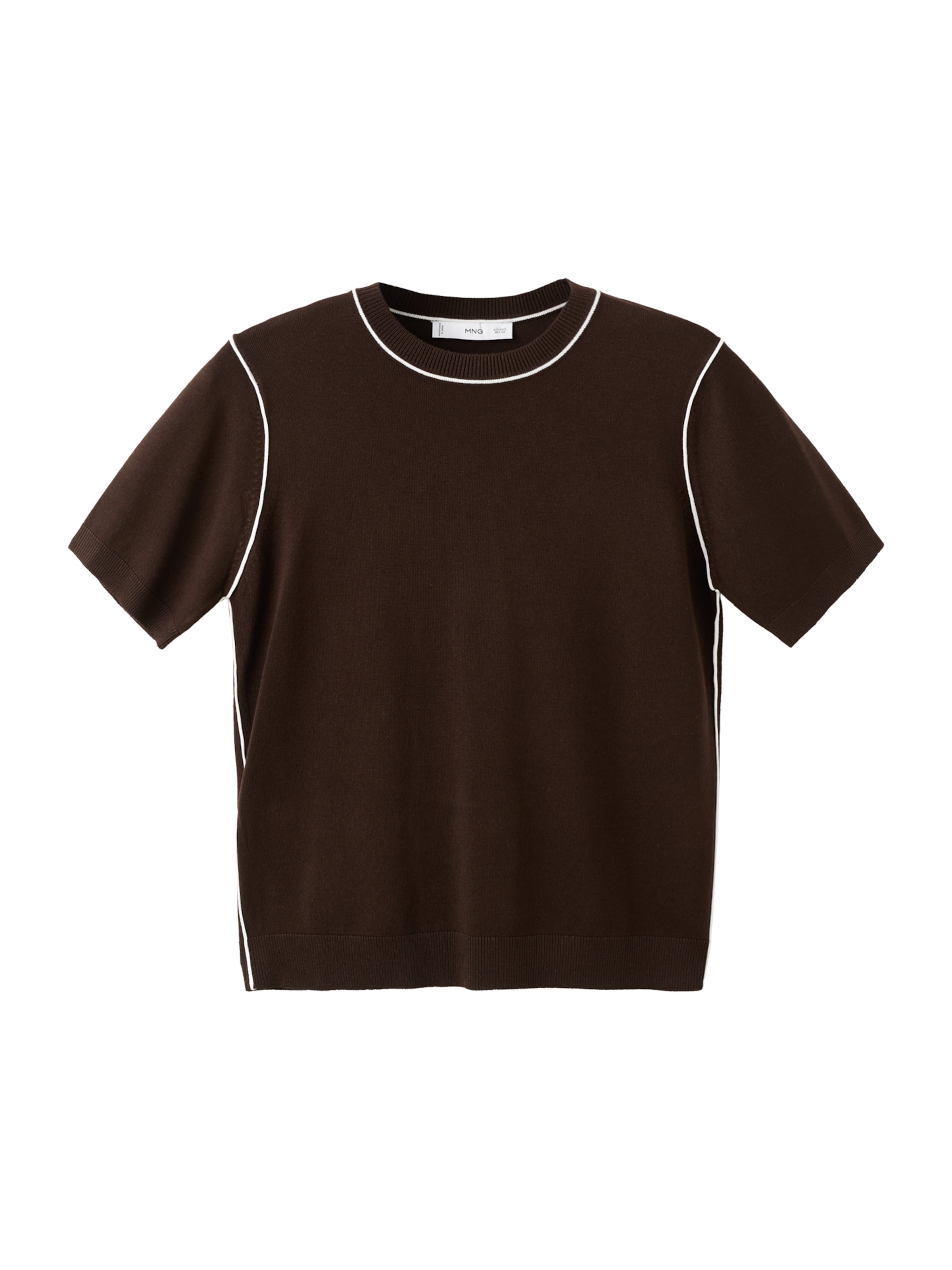 MANGO Pullover in Braun: Vorderseite