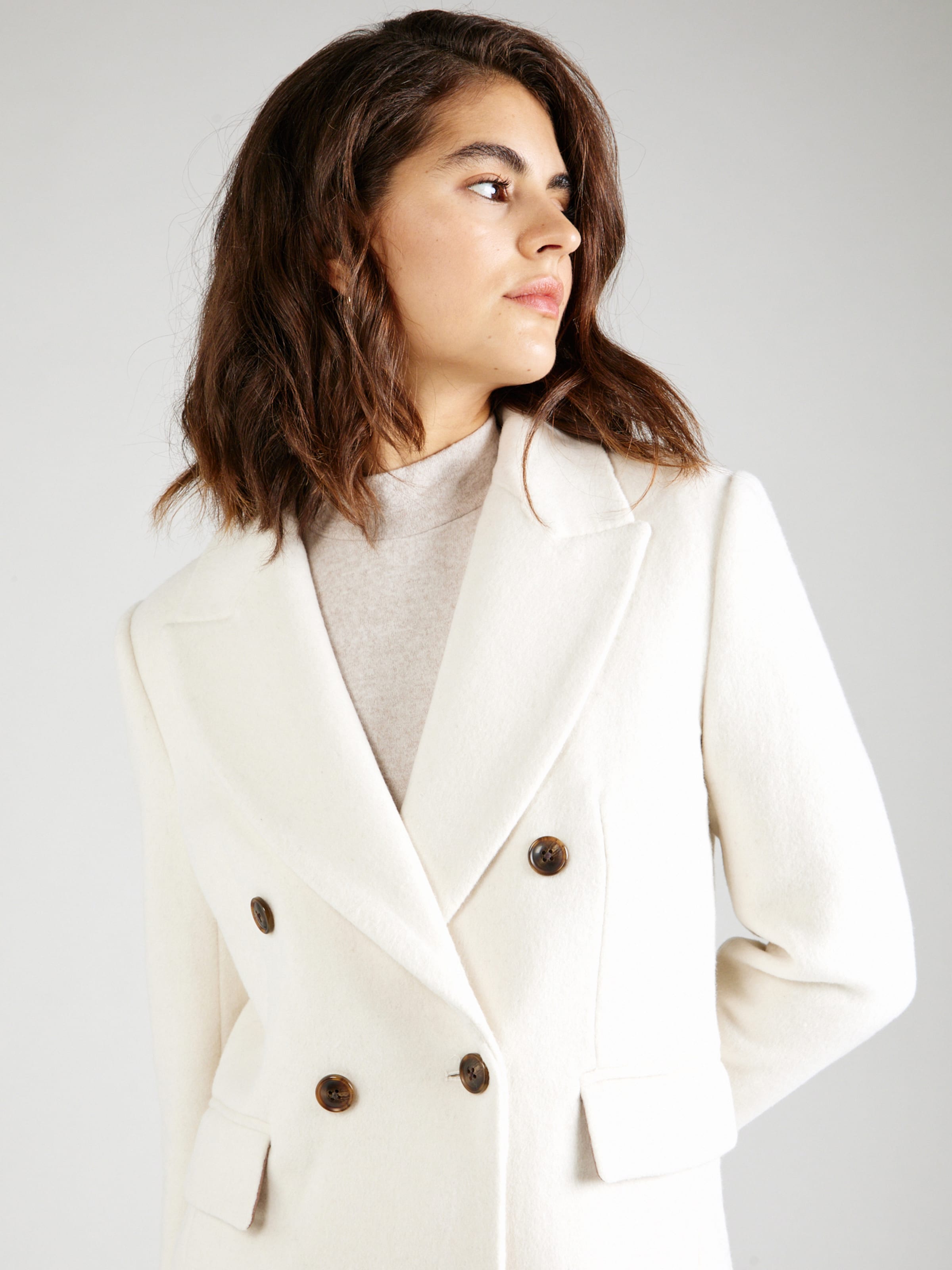 Women's white shop wool peacoat