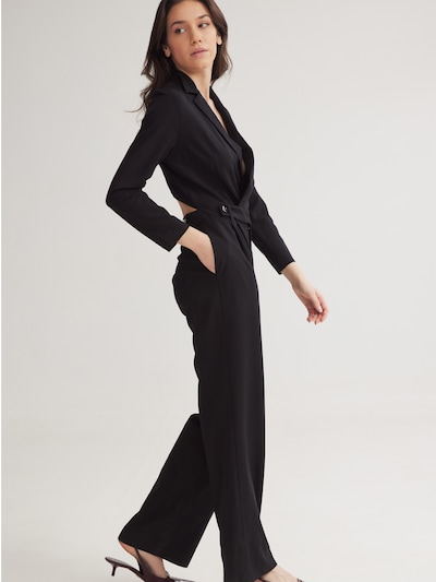 Tuta jumpsuit 'Paris' 4TAILORS di colore nero, Visualizzazione prodotti
