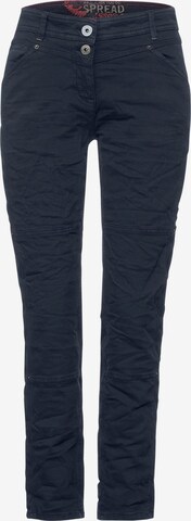 CECIL Regular Pants 'Scarlett' in Blue: front