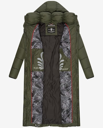 NAVAHOO Χειμερινό παλτό 'Waffelchen' σε πράσινο