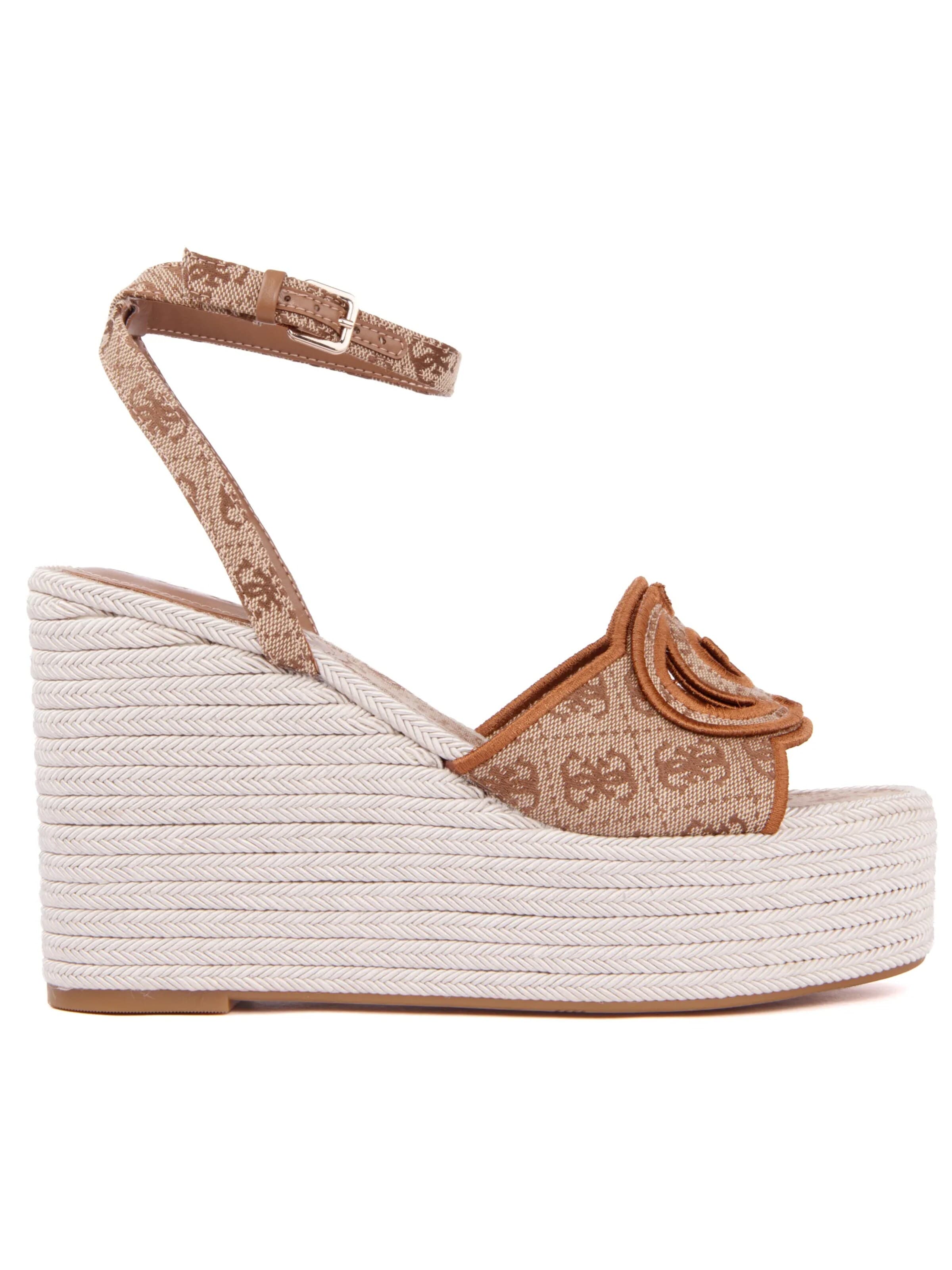 GUESS Sandaal 'Tanveey' in Beige: voorkant