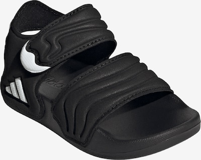 19 dydžio Sandalai / maudymosi batai 'ADILETTE' iš ADIDAS SPORTSWEAR, spalva – juoda / balta, Prekių apžvalga