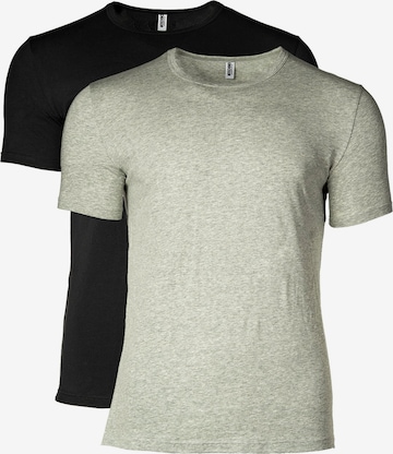 T-Shirt MOSCHINO en gris : devant