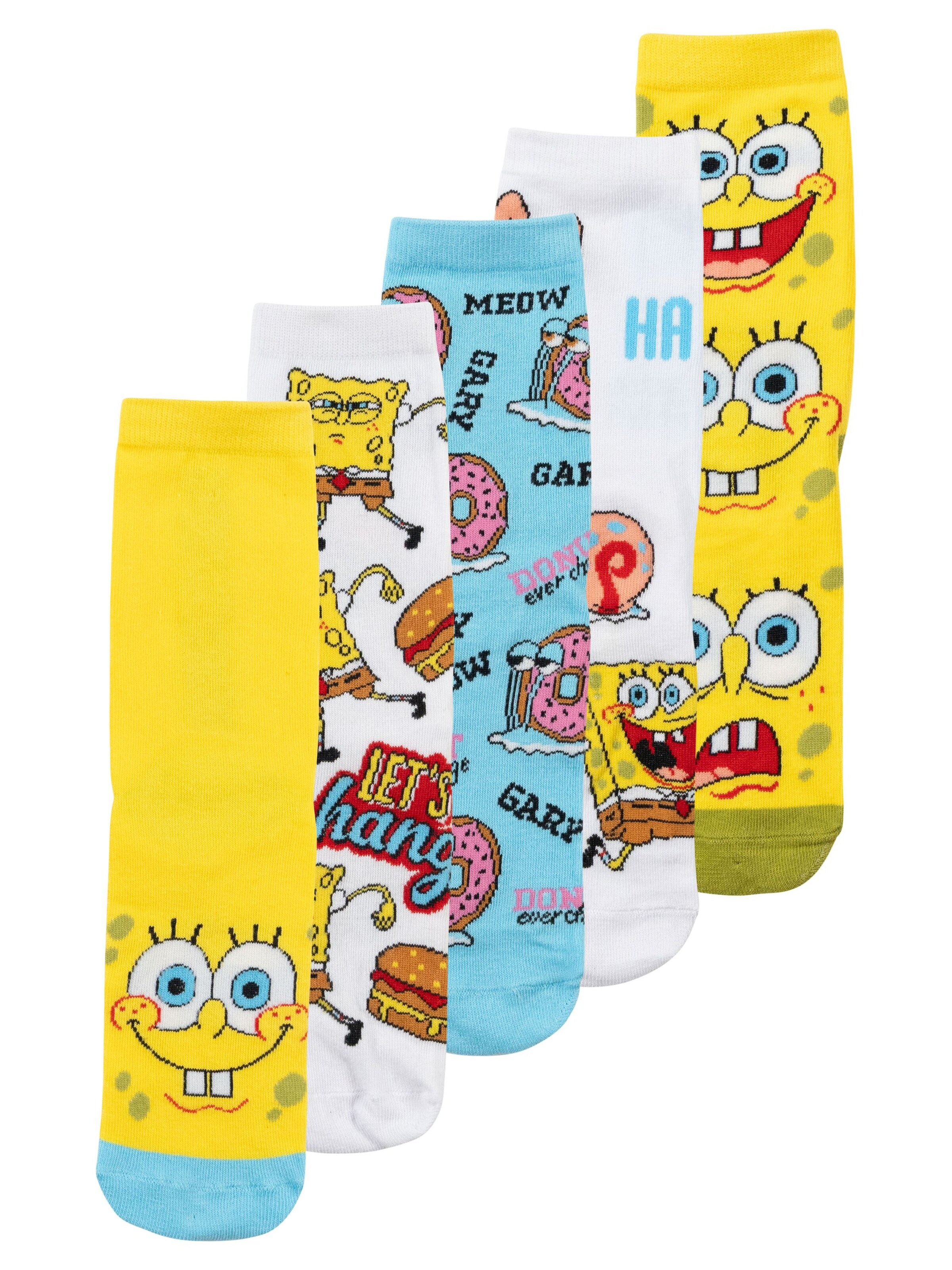 SpongeBob Socken 'Patrick Gary & Co.'‌‌‌‌‌‌‌‌‌ in Mischfarben