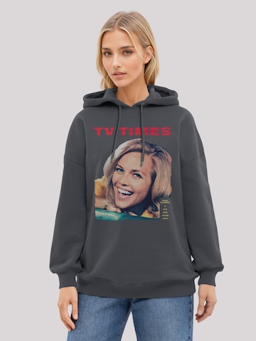 Sweat-shirt 'TV Times ' F4NT4STIC en noir : devant