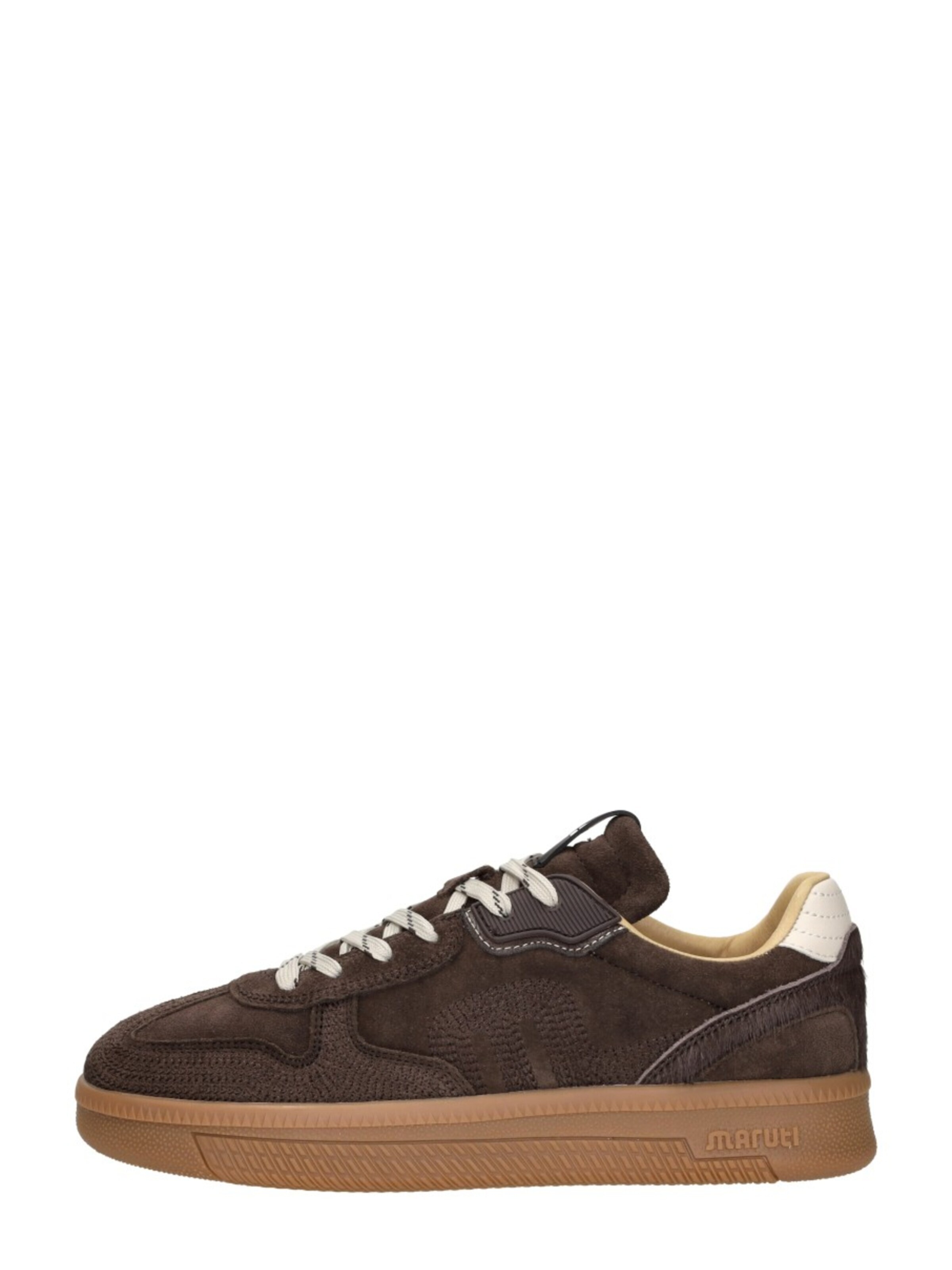 MARUTI Sneakers laag 'Yale Emboidery' in Bruin