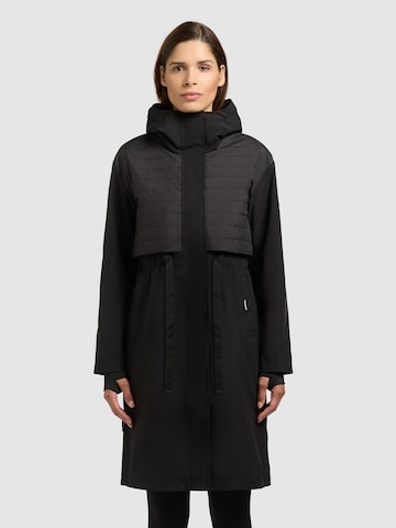 khujo Övergångskappa ' ELSA ' i svart: framsida