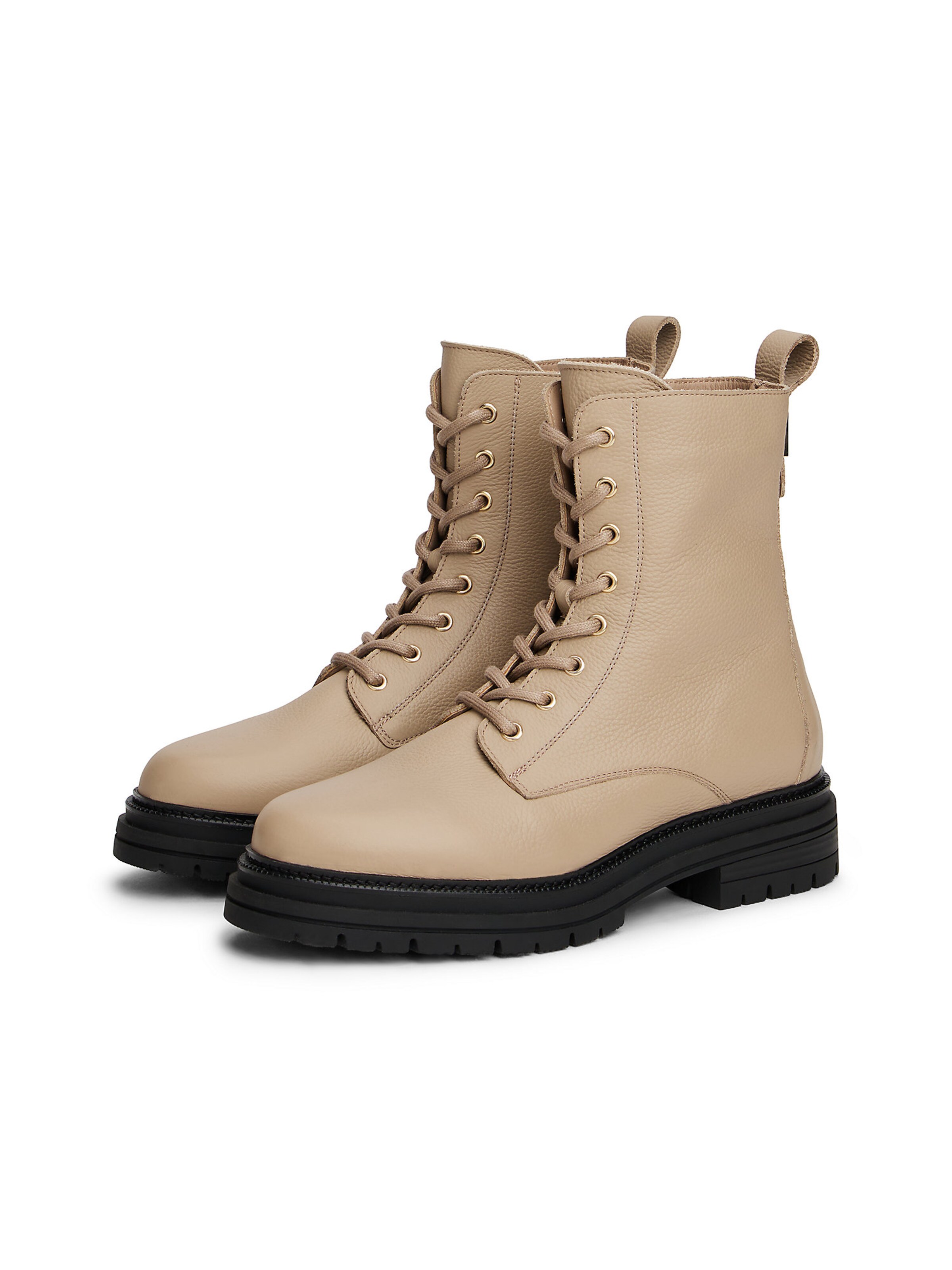 Bottines à lacets TOMMY HILFIGER en beige