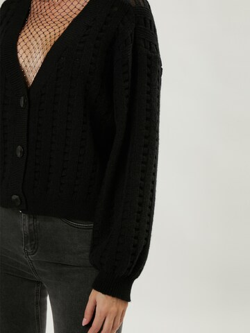 Influencer Knit cardigan in Black