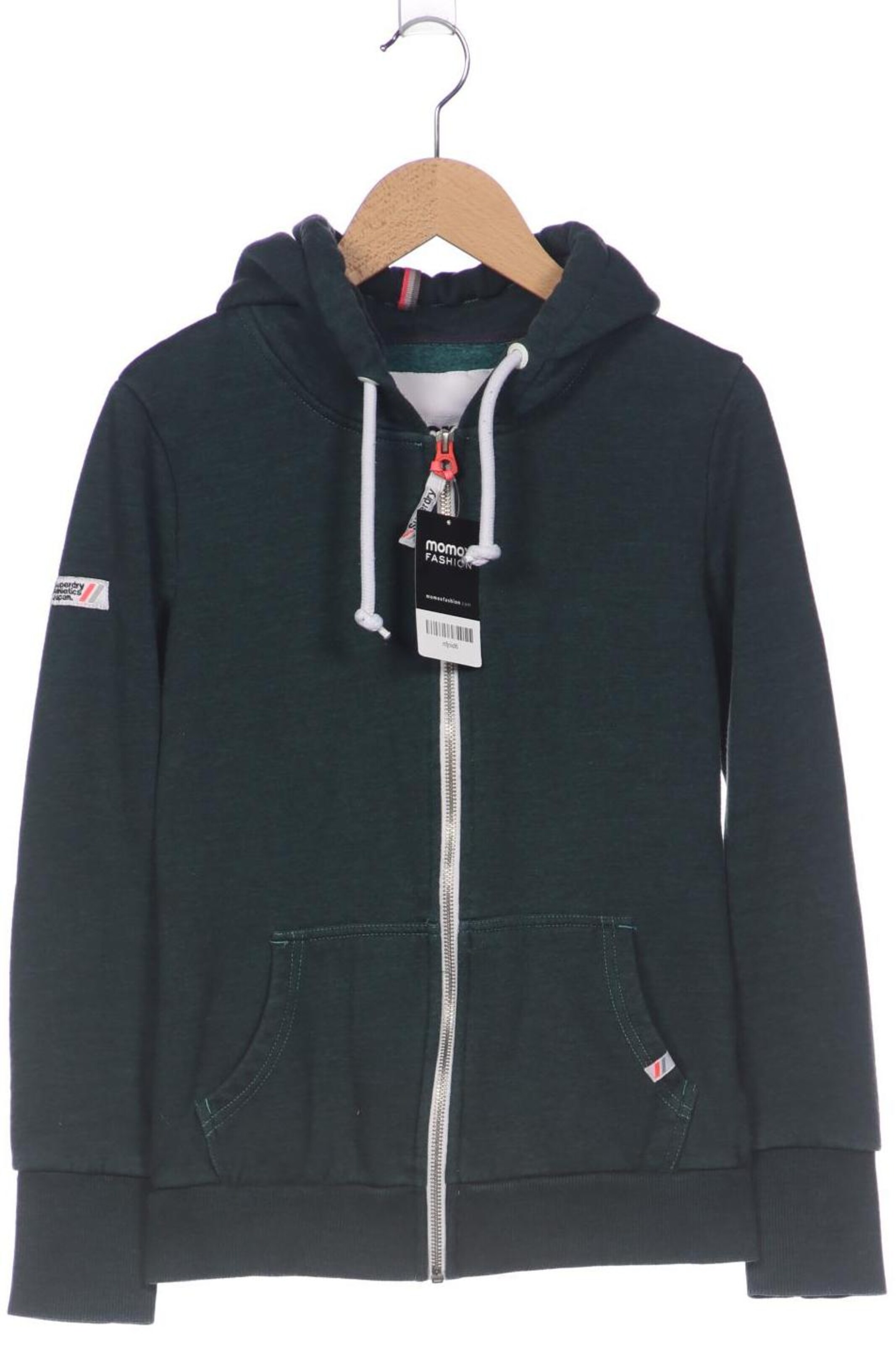 Superdry Kapuzenpullover XXS in Grün: Vorderseite