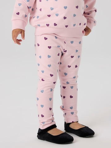 NAME IT Skinny Fit Клин 'NMFSOLEA' в розово: отпред