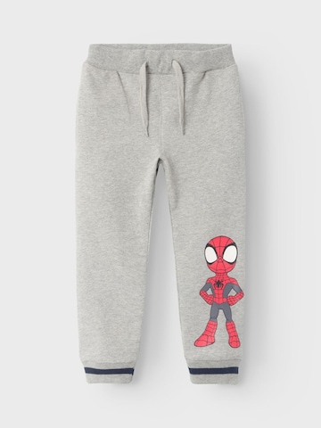 NAME IT Regular Pants 'Spider-Man' in Grey