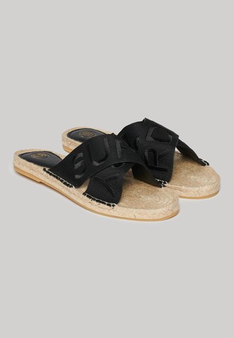 Superdry & Co Pantolette in Schwarz