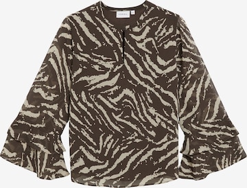 COMMA Bluse in Braun: Vorderseite