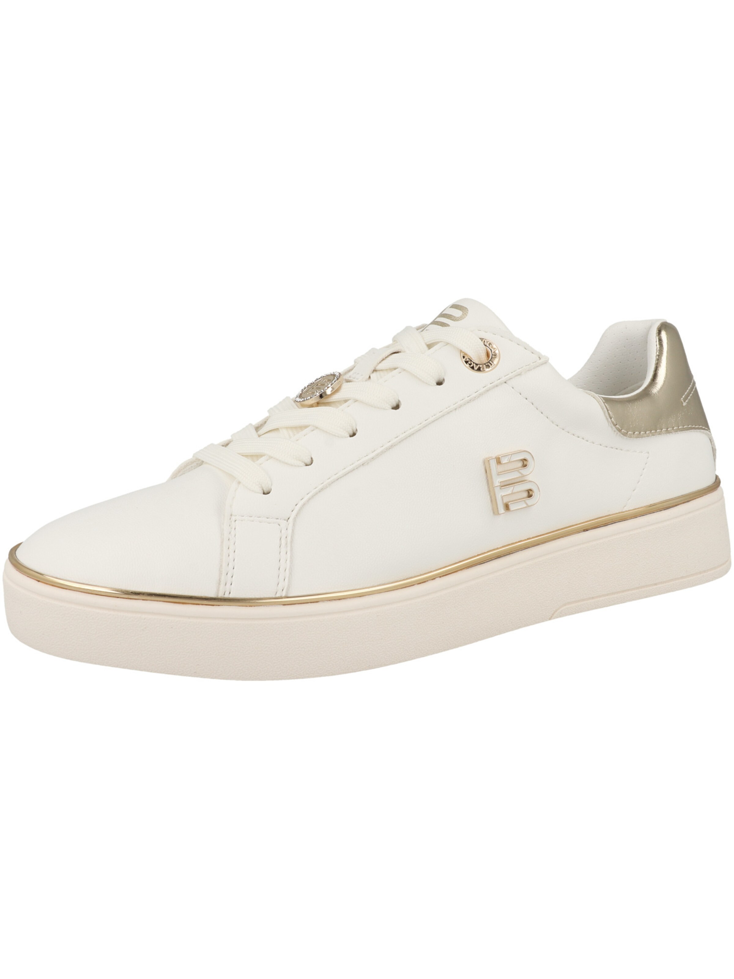 TT. BAGATT Platform trainers in White: front