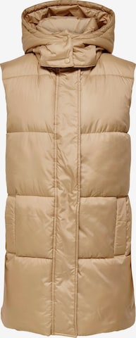 ONLY Bodywarmer 'Demy' in Beige: voorkant