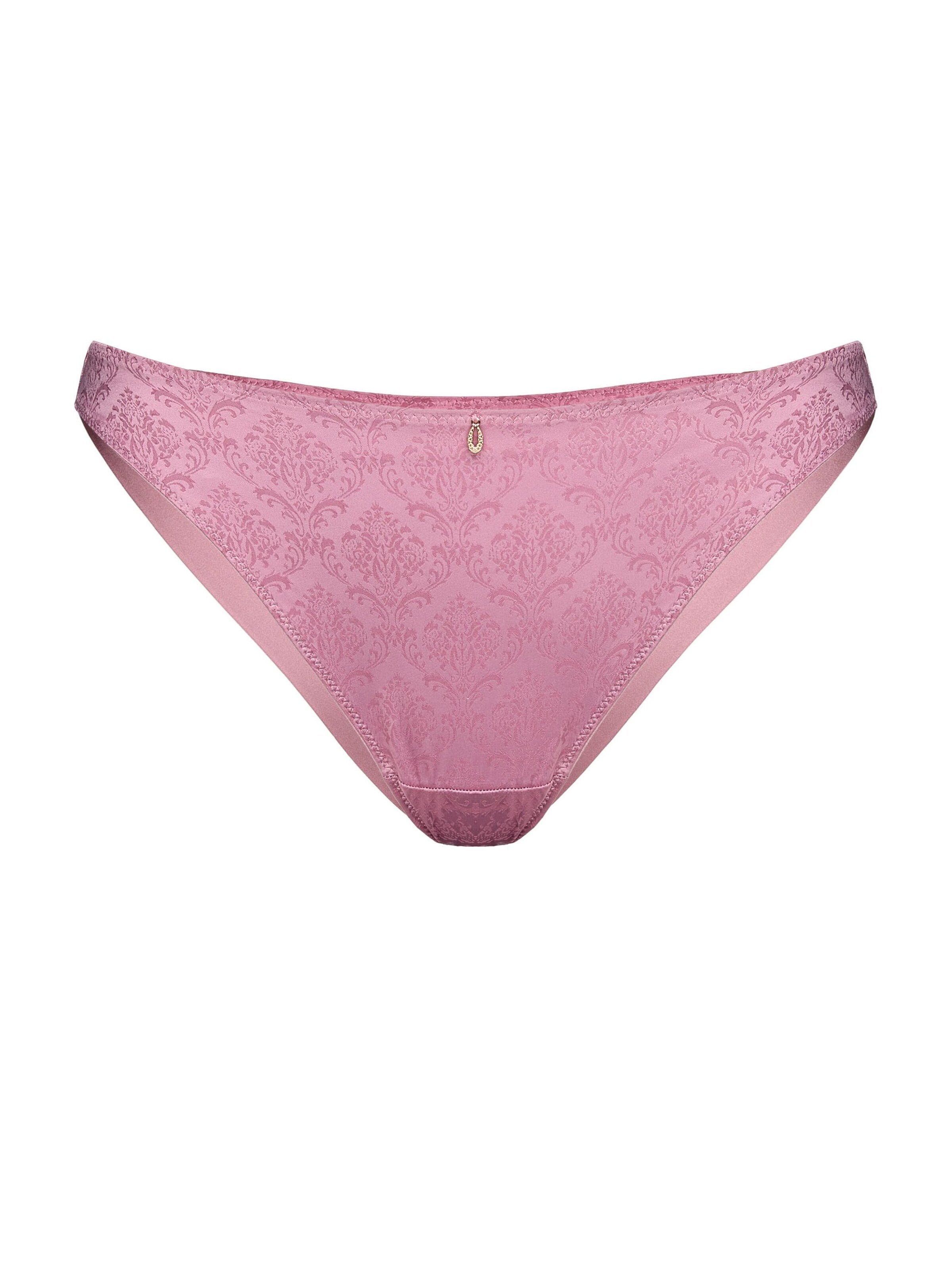 ESOTIQ - Panti 'Slip Charm, glatte Microfaser, mit Baumwollzwickel, normale Leibhöhe' en rosa: frente