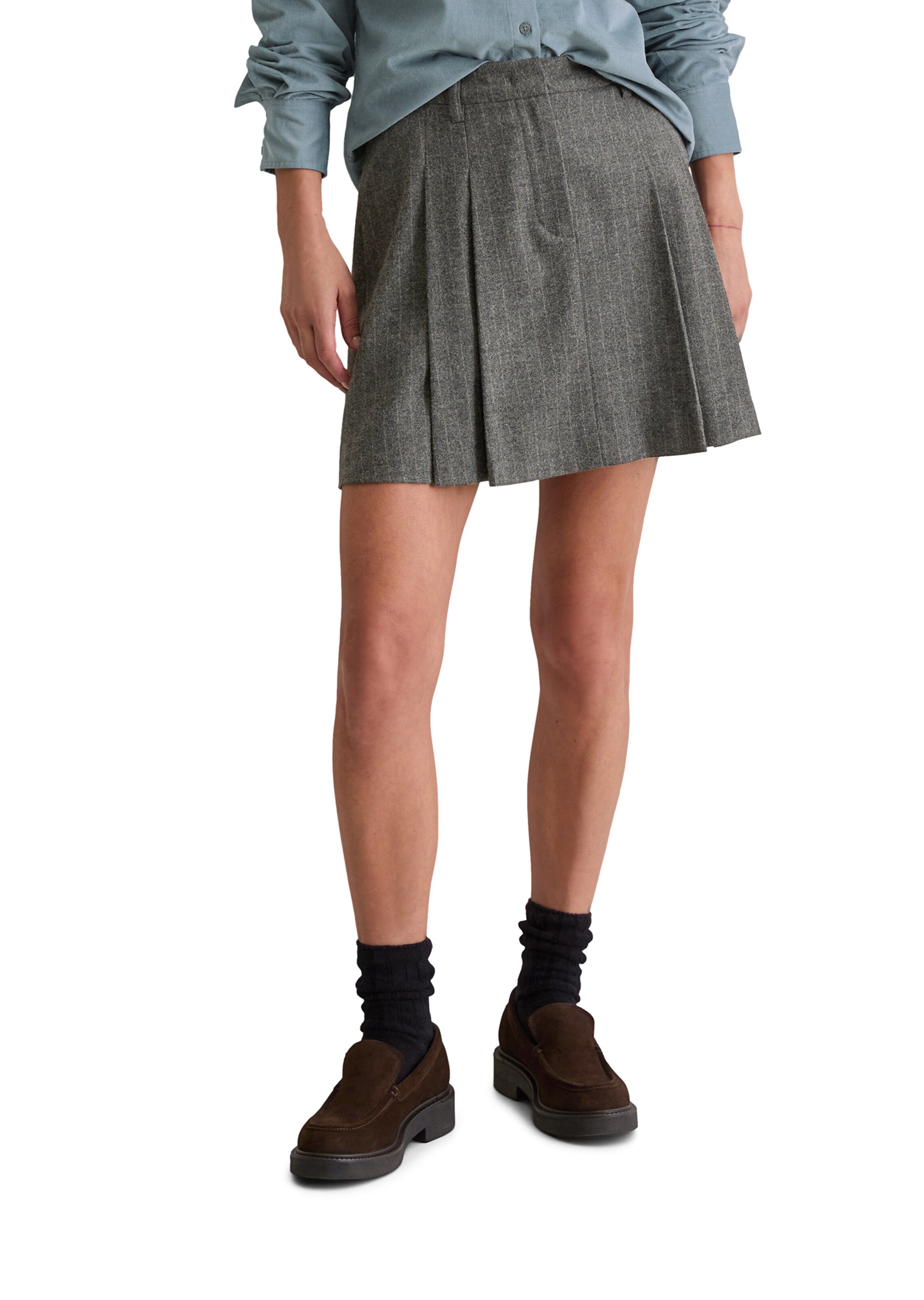 Marc O'Polo Skirt in Grey: front