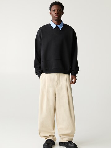 Sweat-shirt Pull&Bear en noir