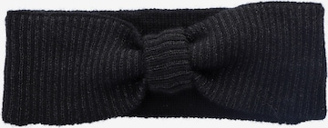 Six Headband in Black: front