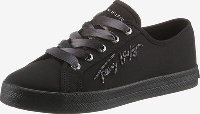 TOMMY HILFIGER Baskets basses en gris / noir, Vue avec produit