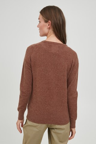 Oxmo Strickpullover 'MARIA' in Braun