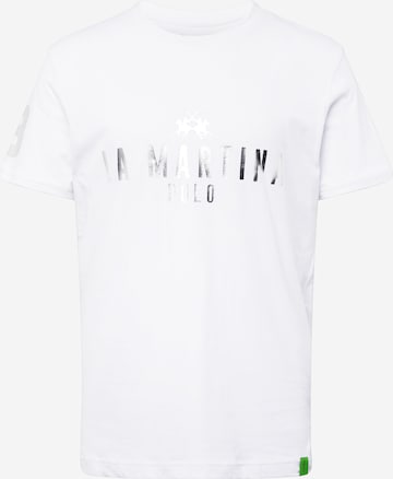 La Martina T-Shirt in Weiß: predná strana