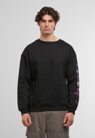 Just Rhyse Sweatshirt 'Night in Paradise' in Schwarz: Vorderseite